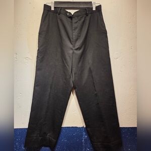 Classic Fit Black Men's Dress Pants (34x30)